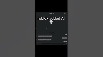 Roblox added AI 💀