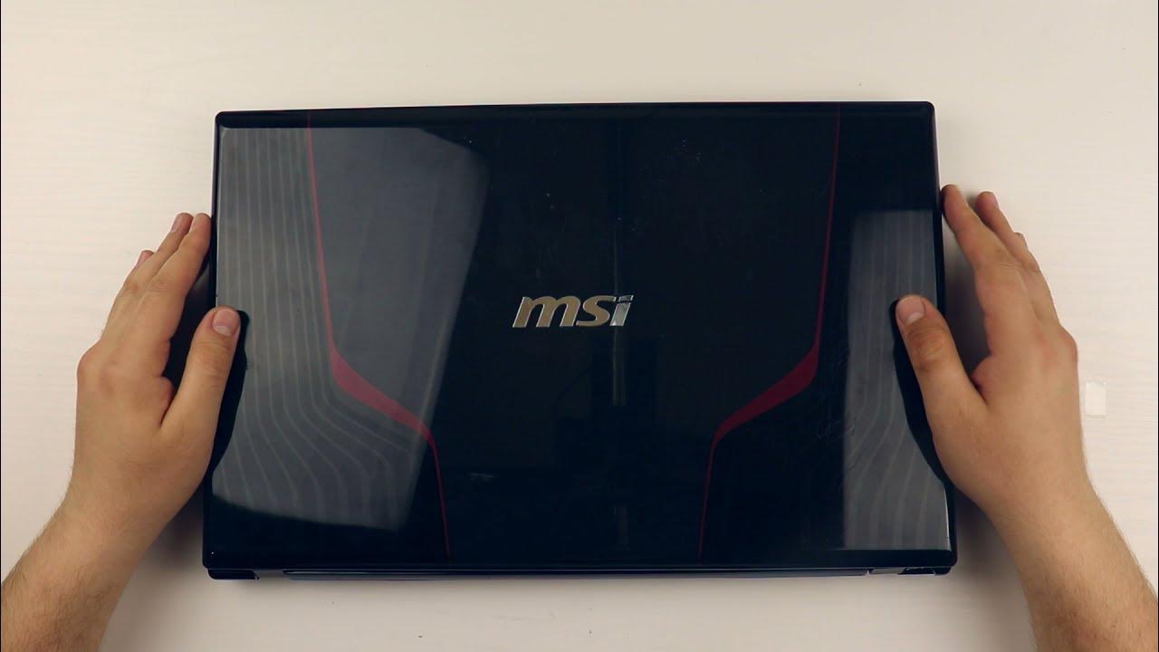 MSI MS 16R1 Как разобрать, почистить заменить термопасту - YouTube