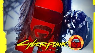 Cyberpunk 2077, but it&#39;s AMONG US 🚩