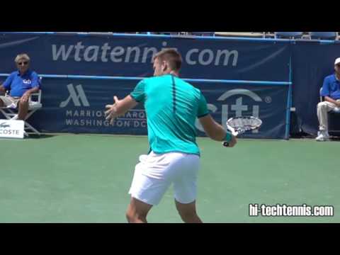 Jack Sock Forehand In Slow Motion 1000 Fps 