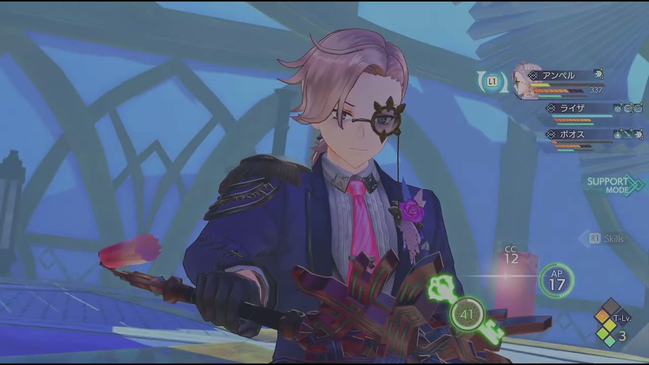 ライザのアトリエ３ ～終わりの錬金術士と秘密の鍵～ DX_DLCのボス二回目、挑戦(ターンバトルはアクションゲームと違い、どうでも良いので、難易度普通)。2026/1/4深夜