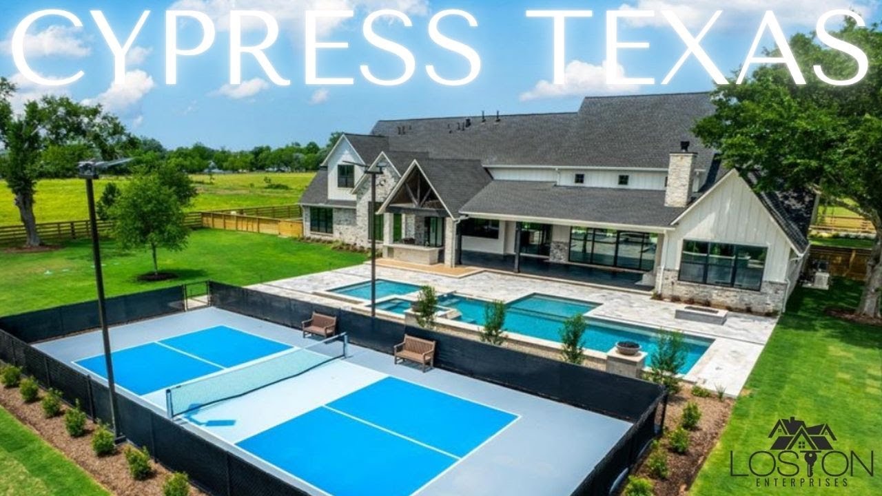 Дом размером с Техас на участке 1,9 акра! Теннисный корт • Бассейн • Винный шкаф • Экскурсия по п...