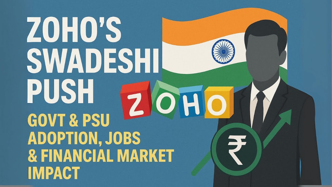 Zoho’s Swadeshi Push: Govt & PSU Adoption, Jobs & Financial Market Impact