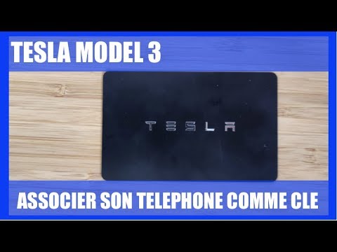 Tesla Model 3 - Associer son téléphone