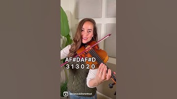 A Major Play-Along #Violin #Arpeggio 🎻 #LearnViolin #ViolinStudent