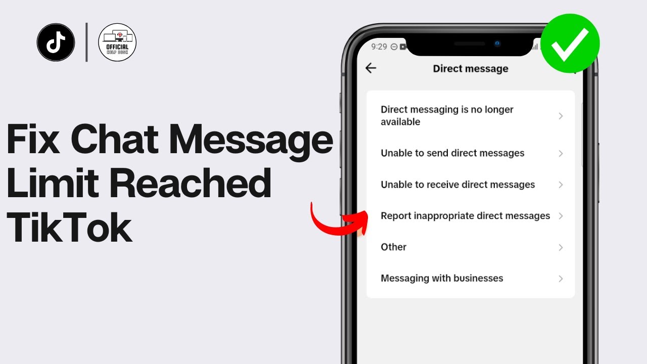 How to Fix Chat Message Limit Reached TikTok | TikTok Chat Messages