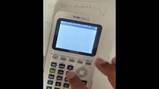 Vertex from a calculator