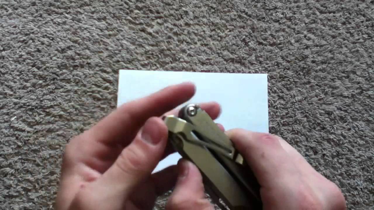 Leatherman wave clip/lanyard ring - YouTube