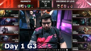 MMM vs UOL | Day 1 Play-In Stage S9 LoL Worlds 2019 ...