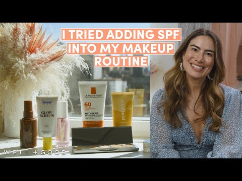 I Tried Adding SPF Into My Makeup Routine | Zoë Tries It All | Well+Good