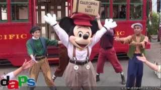 Http://www.dapsmagic.com the first performance of red car new boys on
buena vista street in carthay circle front theatre with th...