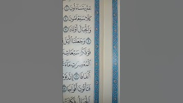 سورة النبا من آية ١ إلى آية ١٦ الشيخ ماهر المعيقلي