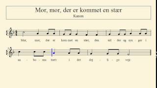Mor mor der er kommet en stær
Vil du også lære at synge eller spille den danske børnesang. Med melodi, noder og tekst.
Formålet med videoen er at gøre børnesange tilgængelige for alle og minde os om sangene fra vores barndom. :-) Mor mor der er kommet en stær