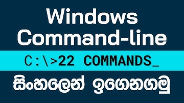 Windows Command-line (Command Prompt) in Sinhala