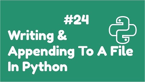 Writing & Appending Data Into File In Python | Python For Absolute Beginner In Hindi#24