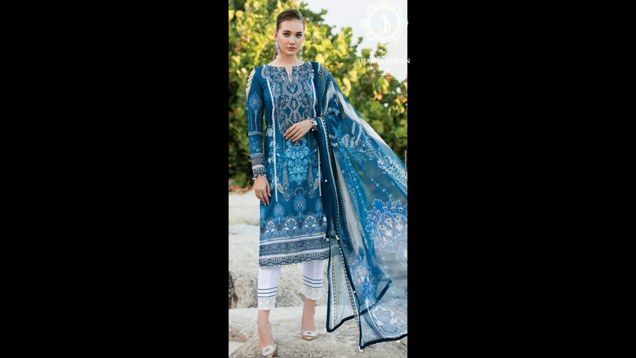 lawn 2023 volume one sj by Shaista jabeen summer collection 