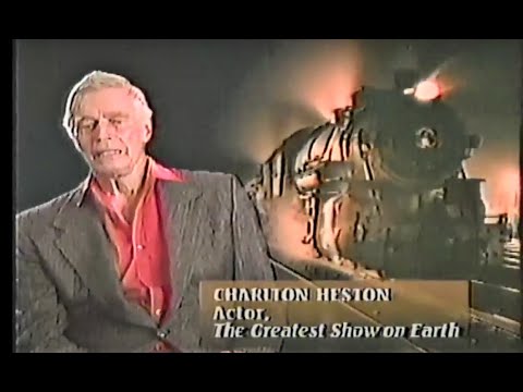 45 - TCMRM Film Clip - Charlton Heston Discusses the Circus Train - The Greatest Show on Earth 1952