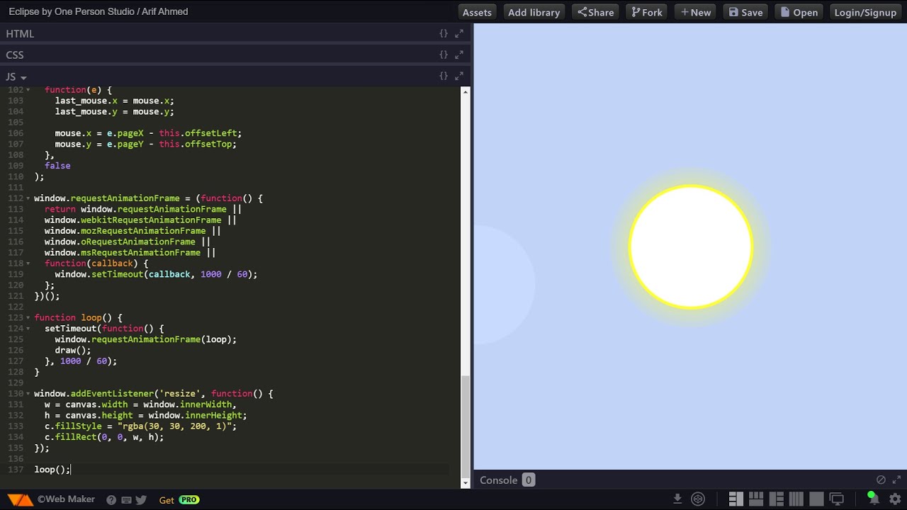 ASMR Programming - ECLIPSE in HTML & CSS - No Talking - YouTube