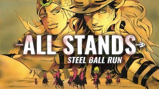 Todos Os STANDS de STEEL BALL RUN (Todos os Stands de JOJO Part 7