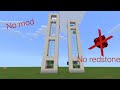 Cara simple bikin lift di Minecraft pe [android] No Redstone+No mod