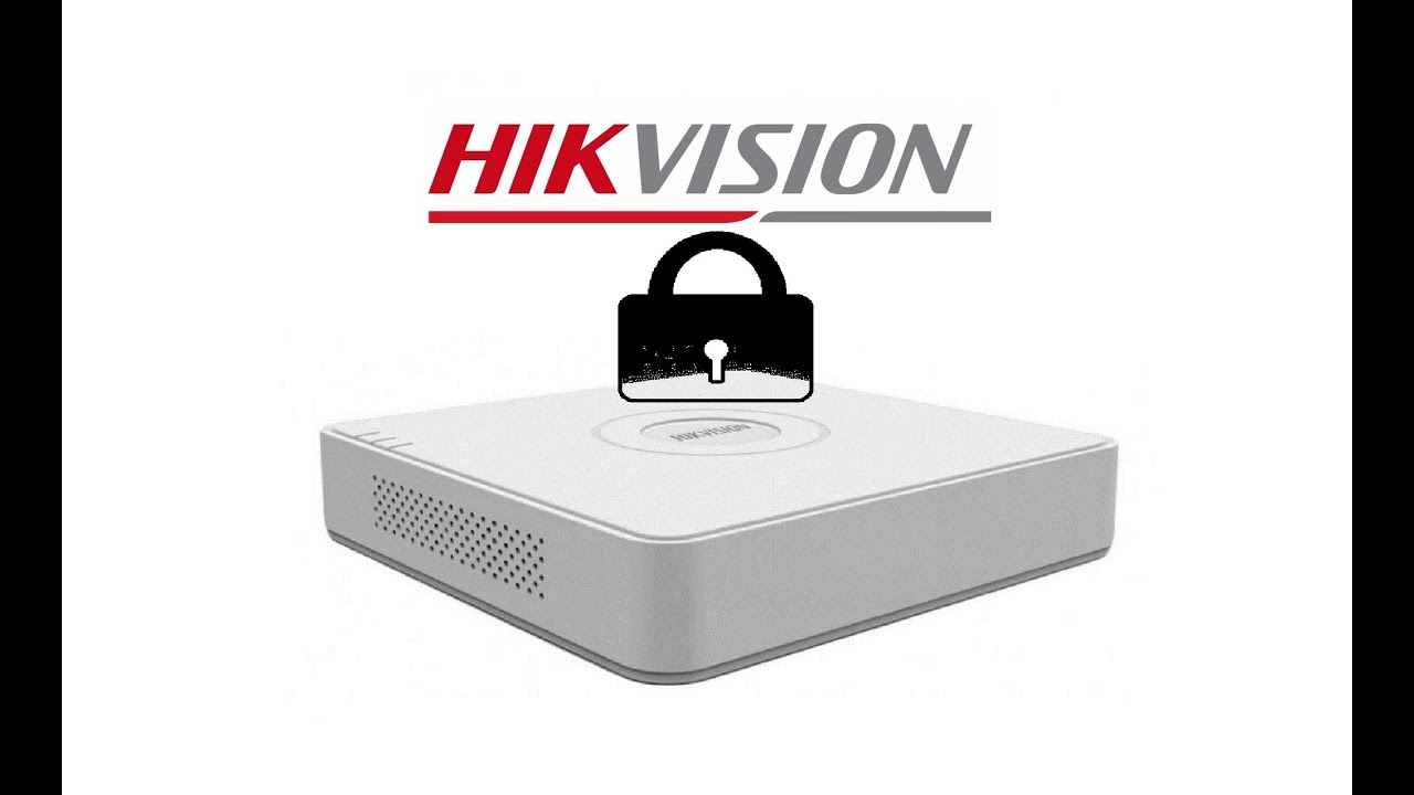 Hikvision регистратор пароль