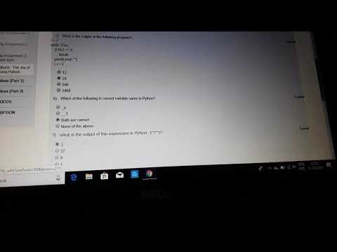 Nptel Python assignment answer .Week 2