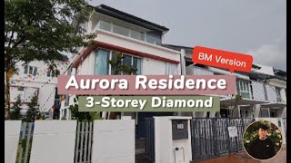 Besar Gila ! Superlink 3Storey Corner | Aurora Residence @ Cyberjaya | 28x70ft  3,796sf dgn Pool !