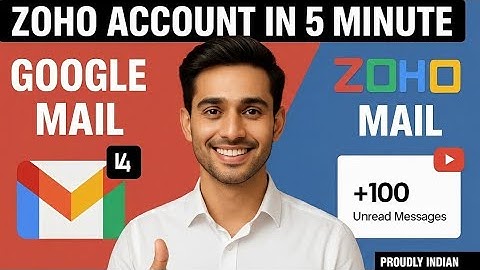 Create account in 5 minutes on zoho mail | zoho mail register yourself | #zohomail #zohologin #zoho