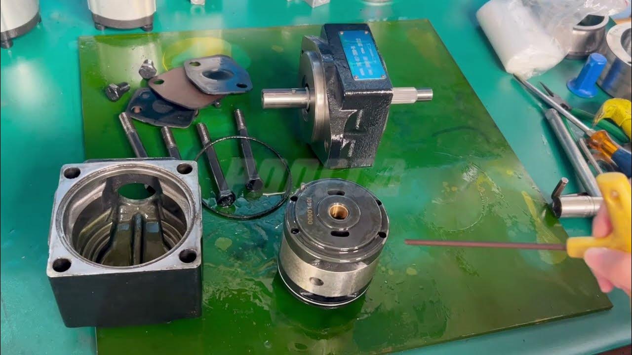 Structural Breakdown of Parts of Hydraulic Vane Pump YouTube