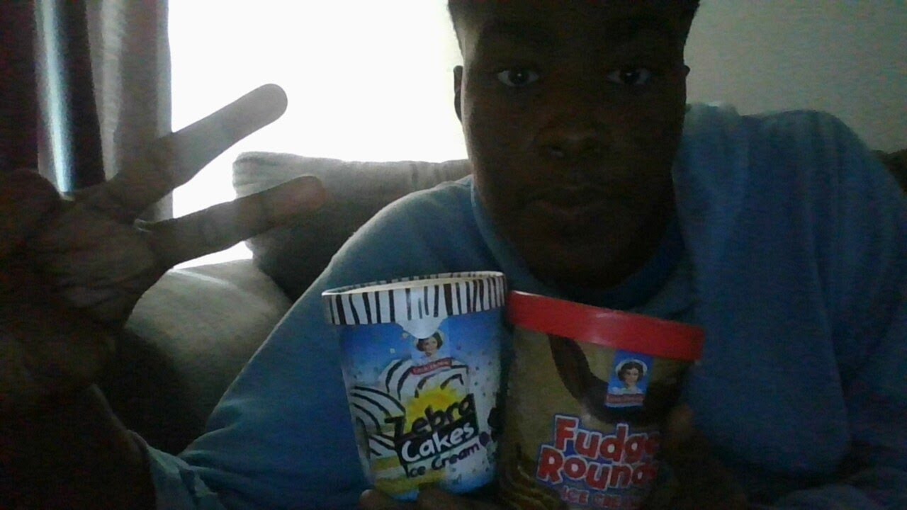 Little Debbie Zebra Cakes Fudge Rounds Ice Cream | Food and Drinks | 