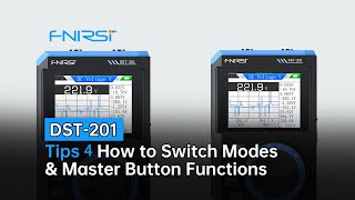 Fnirsi Dst-201 Oscilloscope Multimeter How To Switch Modes Master Button Functions