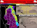 Series of Strong Snow Storms Dec 20 - Dec 23 2012