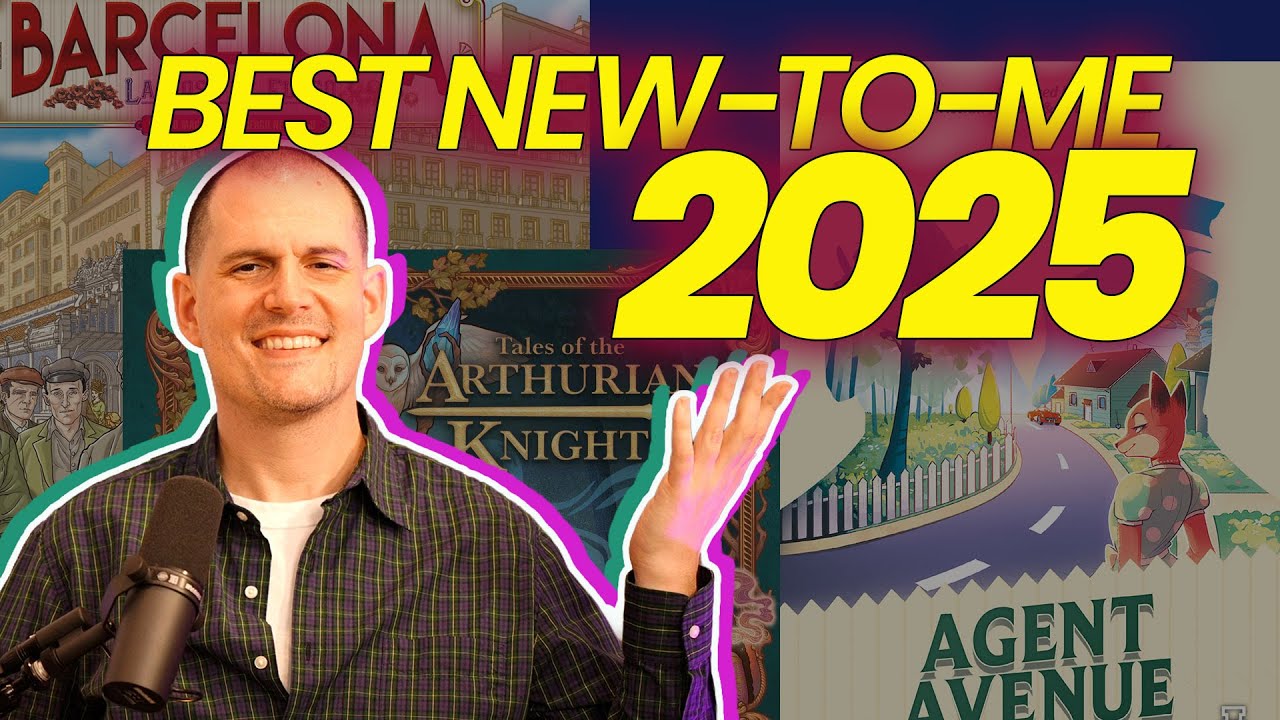 Лучшие настольные игры 2025 года, которые я впервые попробовал | Table Scraps