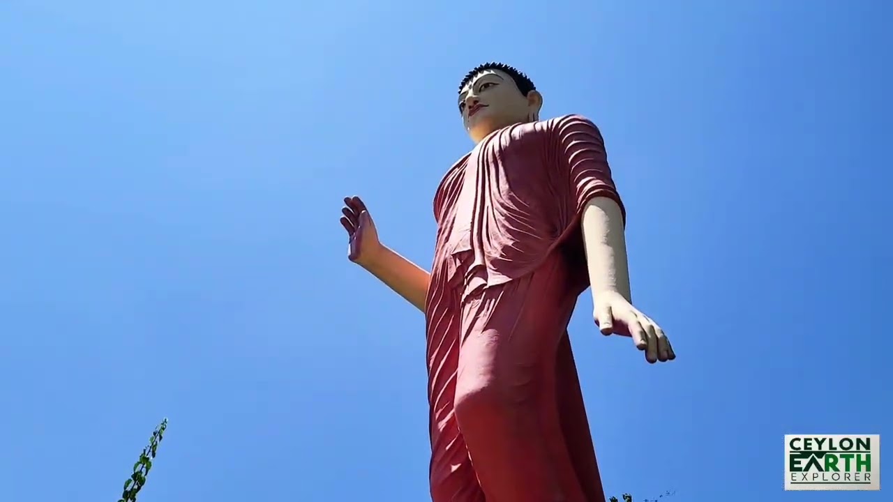 රණවන රජමහා විහාරය  පිළිමතලාව Ranawana Royal Temple Pilimathalawa Tallest Walking Buddha.
