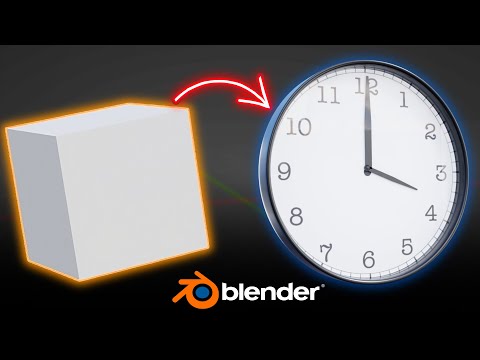 Create a Clock in Blender in 1 Minute!