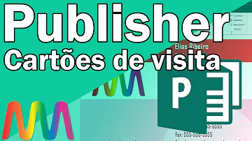 Como fazer o verso do cartão de visita no Publisher?