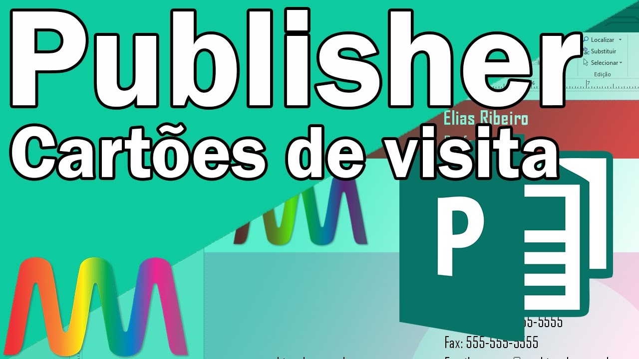 Publisher 2016 - Cartão de visitas, fácil e rápido.
