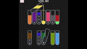 Water Sort Game Level 203