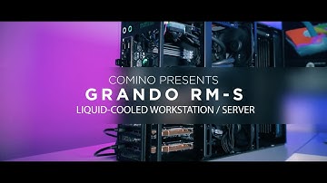 Compact, Powerful and Silent Multi-GPU Workstation/Server with liquid cooling / Comino Grando RM-S