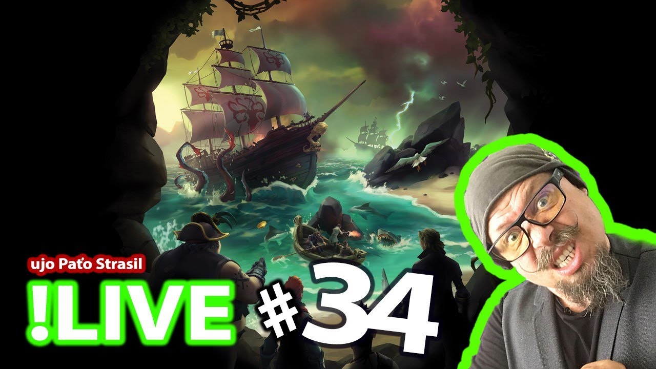 🔴 !LIVE #34 - Sea of Thieves w/Selassie, Evžen