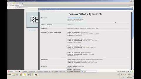CS50x Final Project - Resume online