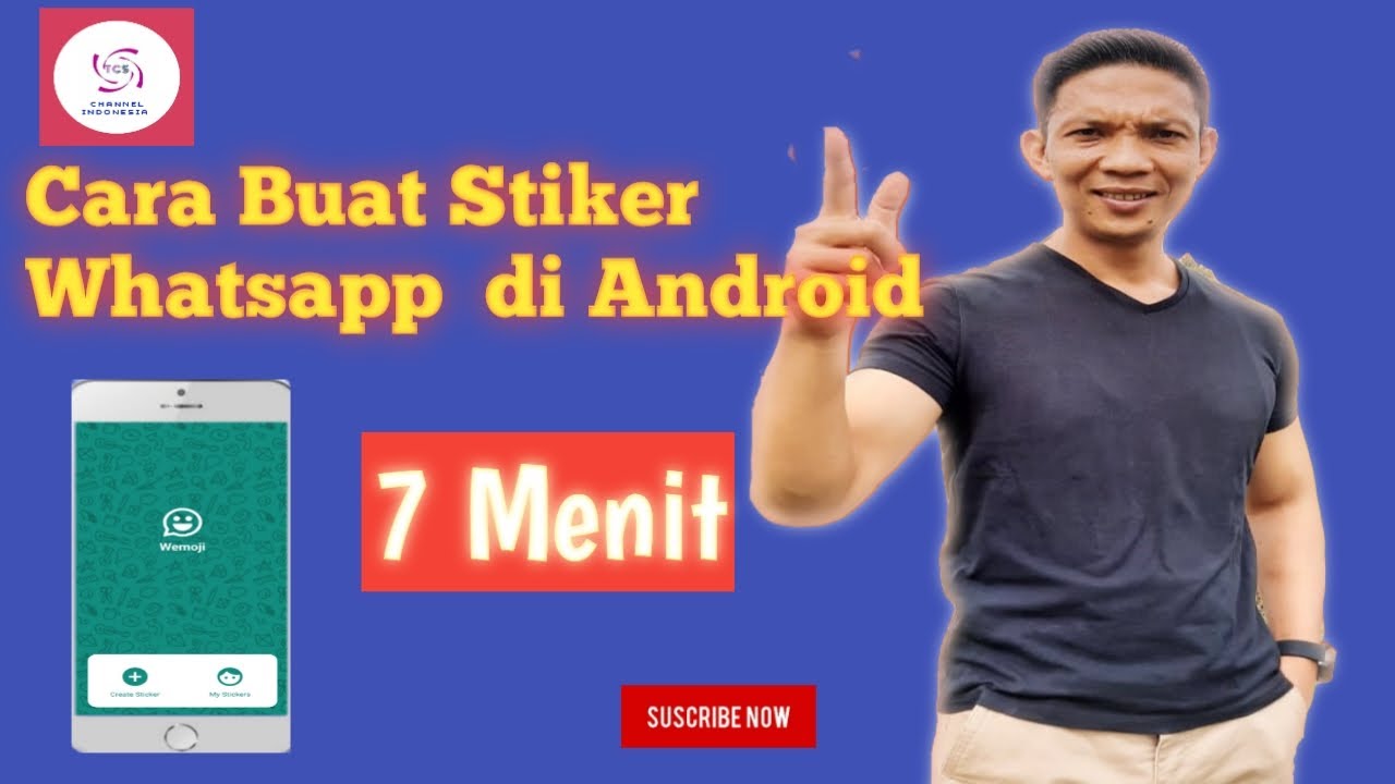 Cara Buat Stiker  WhatsApp  Di  Android YouTube