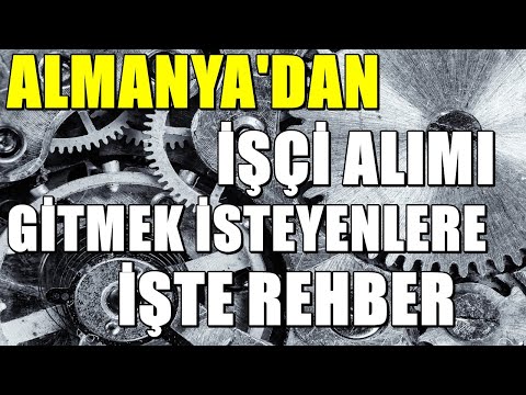 Almanya işçi alımı - Almanya'da hangi meslekler için işçi arıyor açıklandı