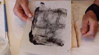 Mixed Media Art - 3 Ways to Use Mono Prints in Mixed Media Art