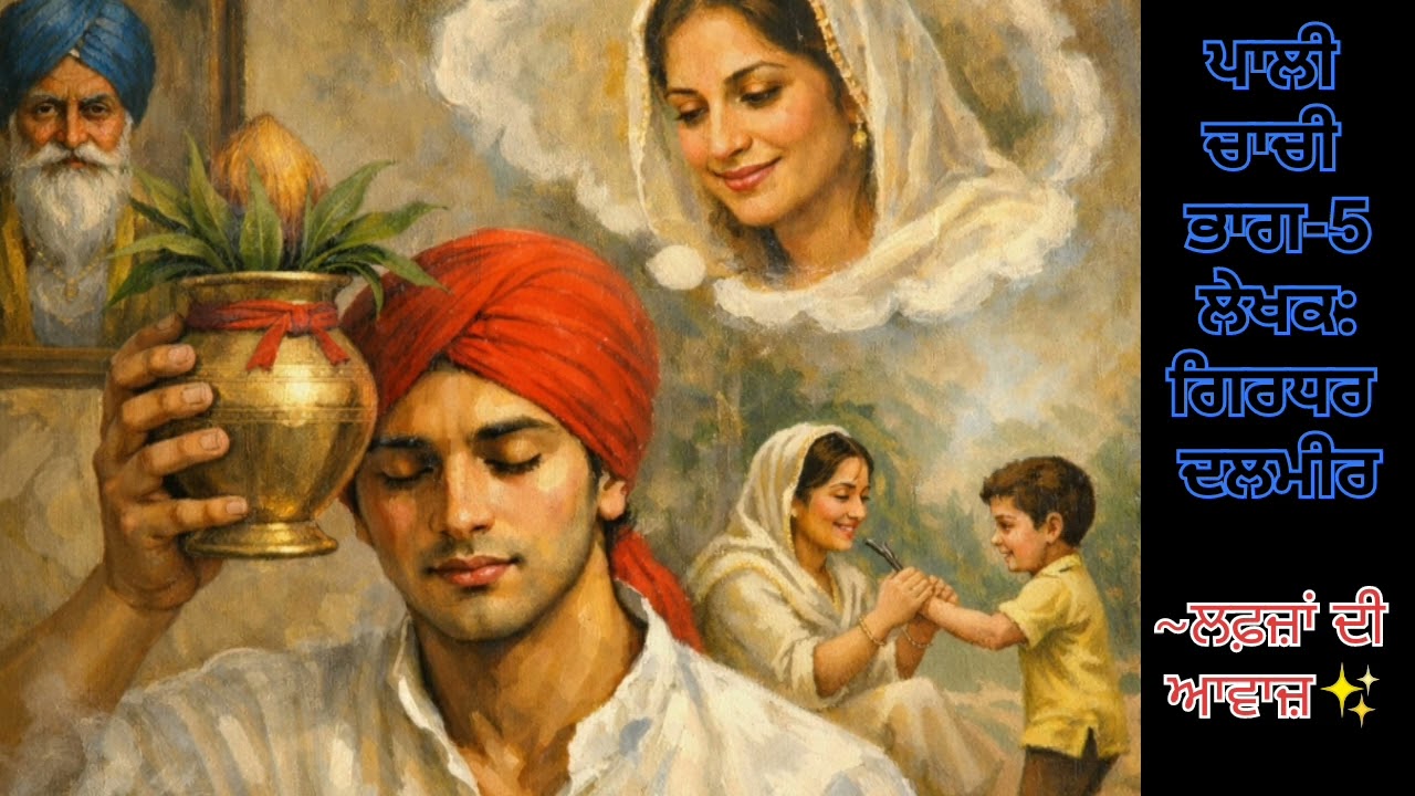 ਪਾਲੀ ਚਾਚੀ। ਭਾਗ-5 । ਲੇਖਕ: ਗਿਰਧਰ ਦਲਮੀਰ । ~ਲਫ਼ਜ਼ਾਂ ਦੀ ਆਵਾਜ਼ ✨