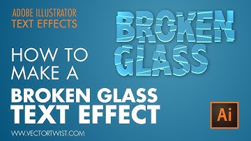 Broken Glass Text Effect: How to Create a Quick Broken Glass Text Effect in Illustrator