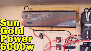 Installing the 6000w Power Inverter from Sun Gold Power