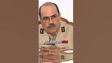 Chef D état Major Le Général Mohamed Lamari 