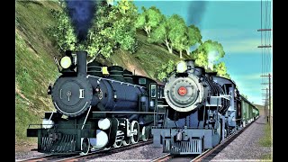 WVRR No. 38 'Black Rock' vs SRC Decapod #90 (Trainz)