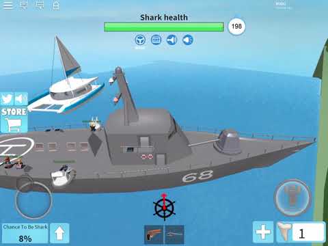 Buying Destroyer Boat Shark Bite Roblox Youtube - driving the new destroyer roblox sharkbite youtube